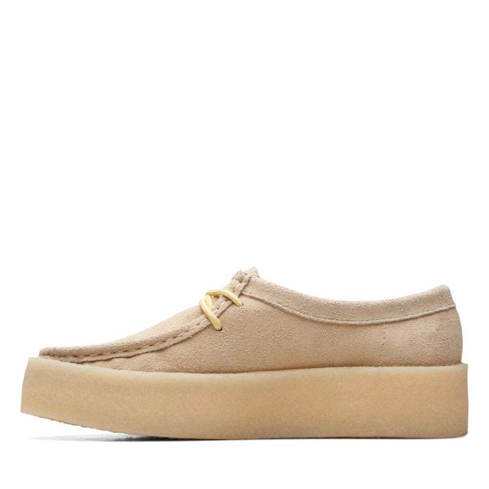 Clarks Womens Wallabee Cup Beige Shoes (NWT) - Picture 5 of 6
